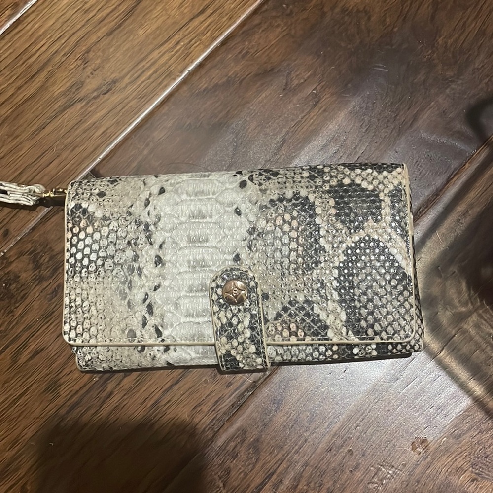 snake print wallet